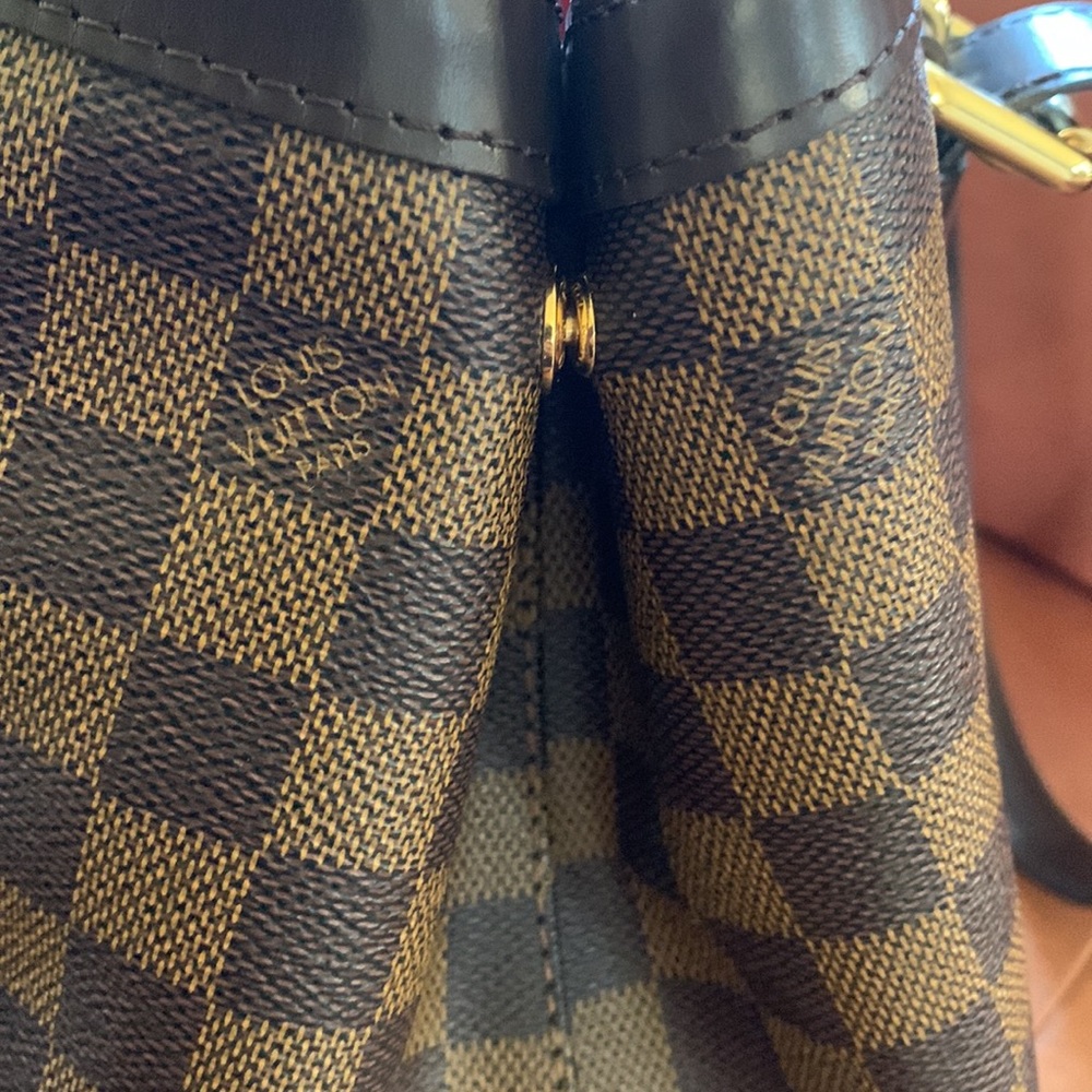 👜💄💋Beautiful Louis Vuitton Damier Ebene Hampstead MM💋💄👜 - Picture 13 of 16